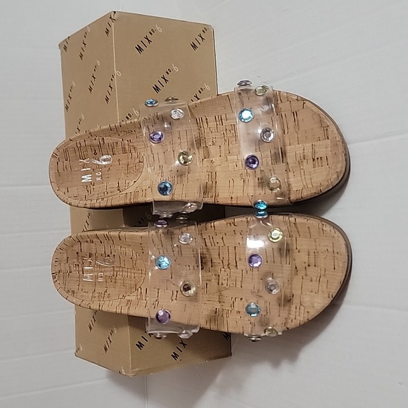 Mix No. 6 Shoes - LIKE NEW-Mix no.6 rhinestones sandals size 8M